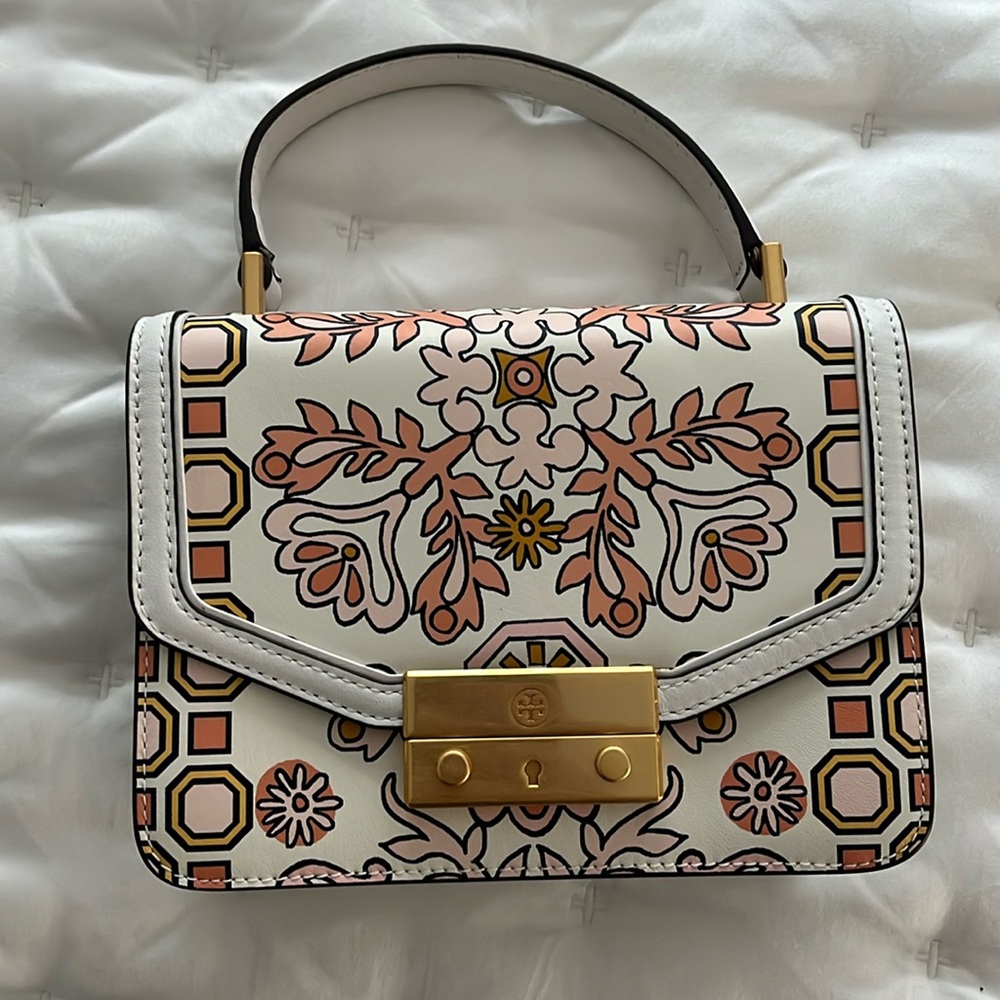 TORY BURCH Juliette printed mini Bag